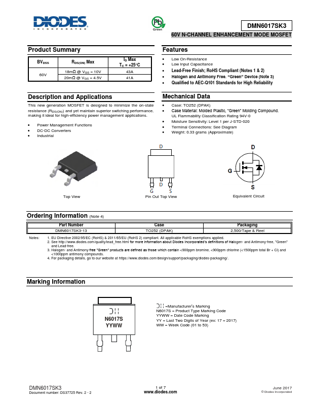 DMN6017SK3