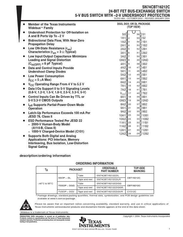 SN74CBT16212C