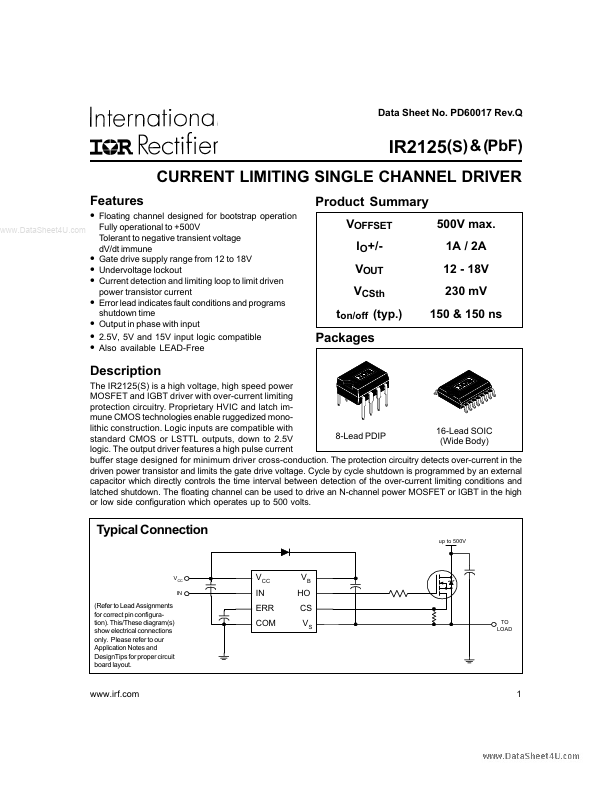 IR2125PBF