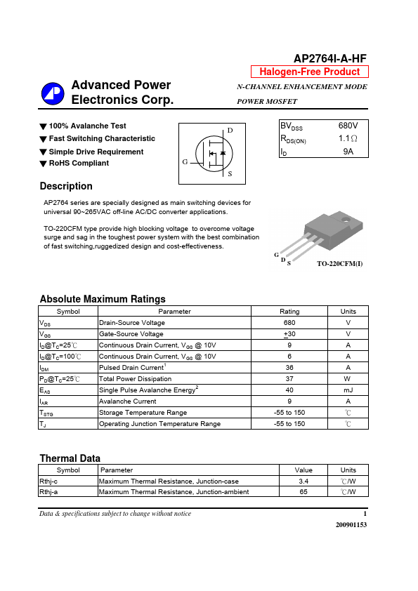 AP2764I-A-HF