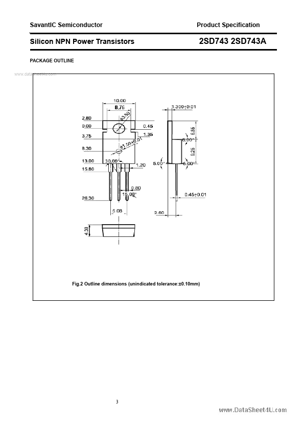 2SD743A