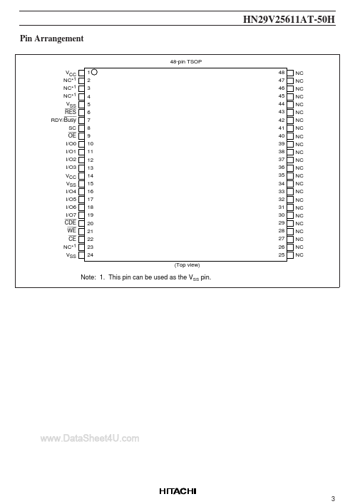 HN29V25611AT-50H