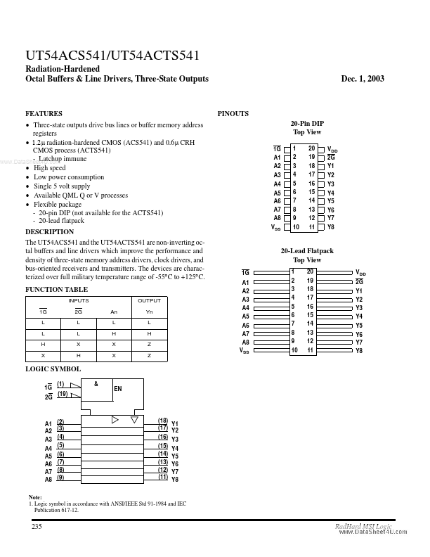 UT54ACS541