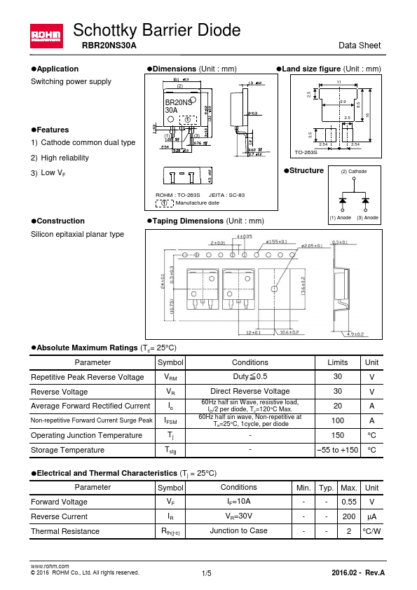 RBR20NS30A