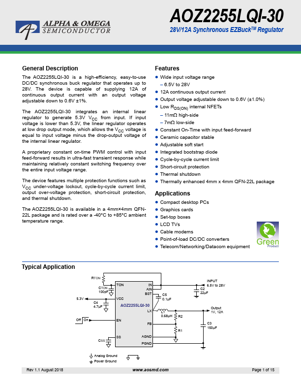 AOZ2255LQI-30