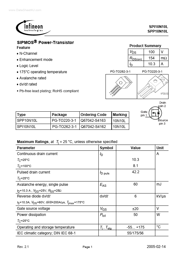 SPI10N10L