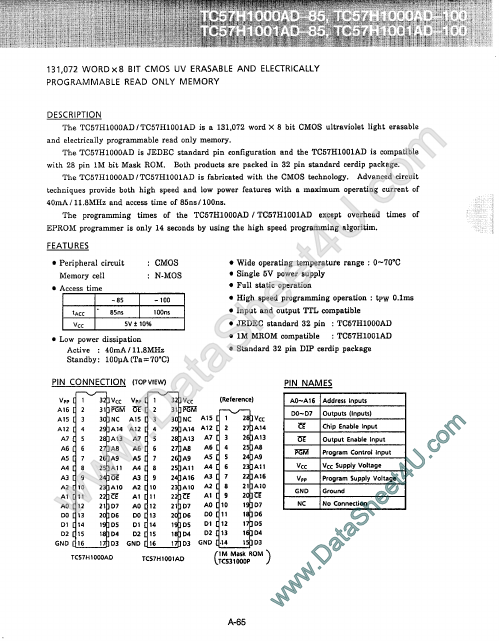 TC57H1001AD-85