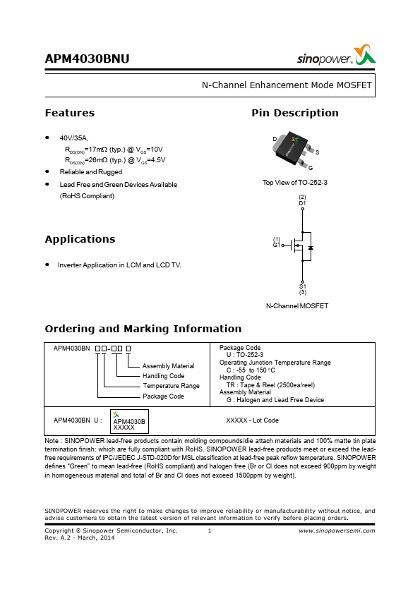 APM4030BNU