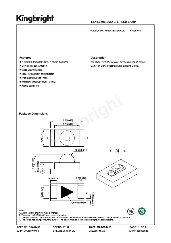 KPTD-1608SURCK