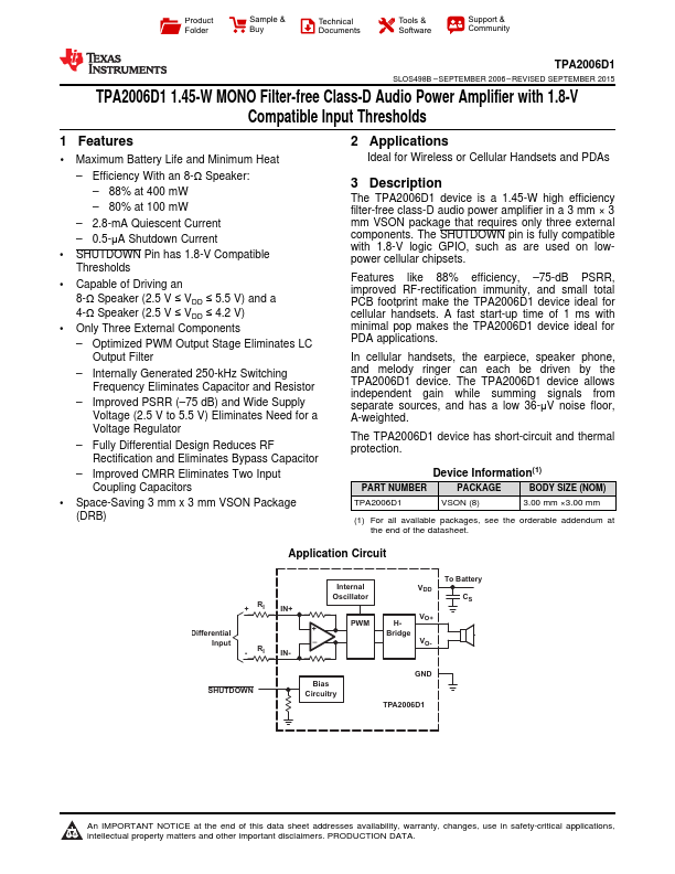 TPA2006D1