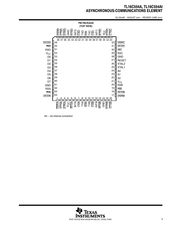 TL16C554AI