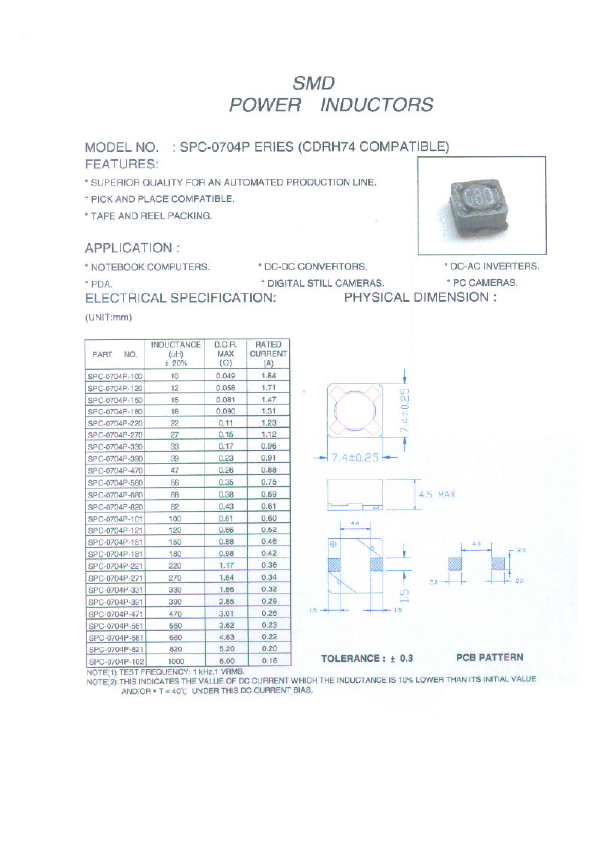 SPC-0704P