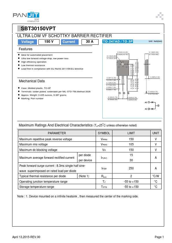 SBT30150VPT