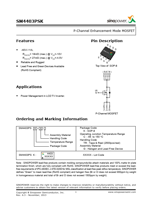 SM4403PSK