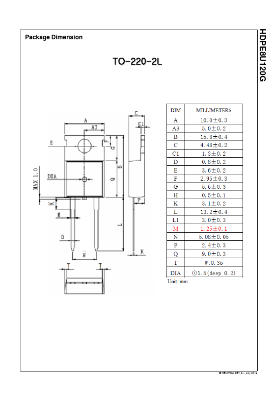 HDPE8U120G