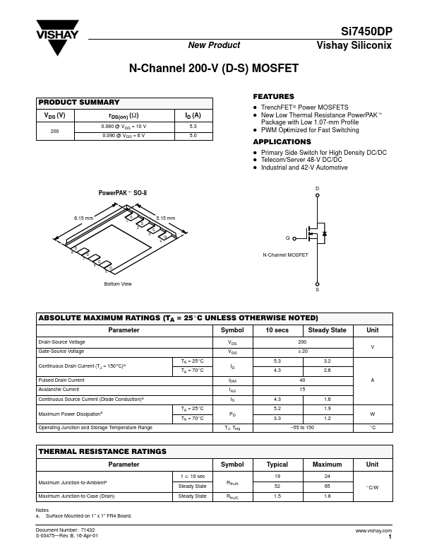 SI7450DP