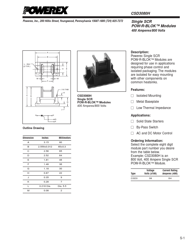 CSD3080H