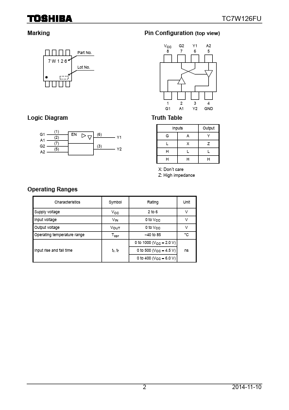 TC7W126FU