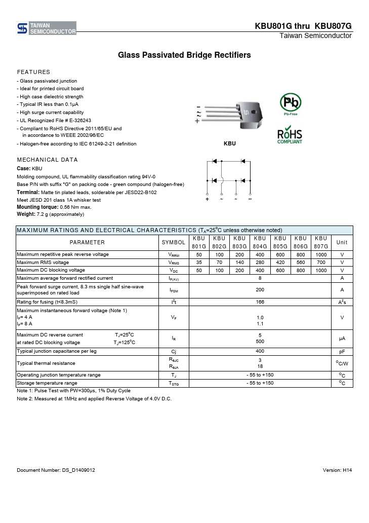 KBU804G