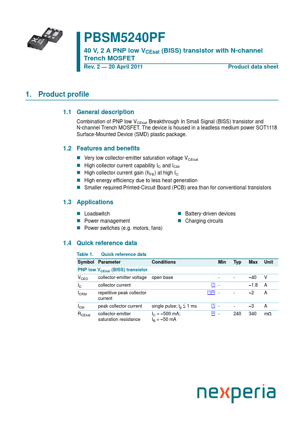 PBSM5240PF