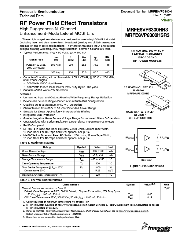 MRFE6VP6300HR3