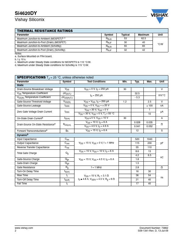 SI4620DY