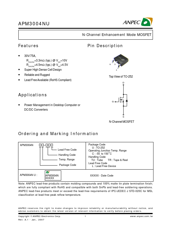 APM3004NU