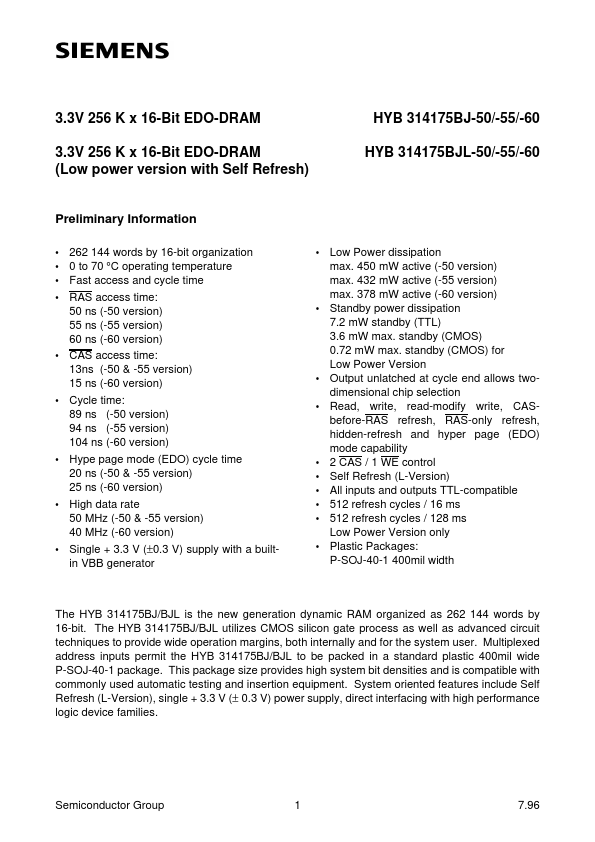 HYB314175BJL-50