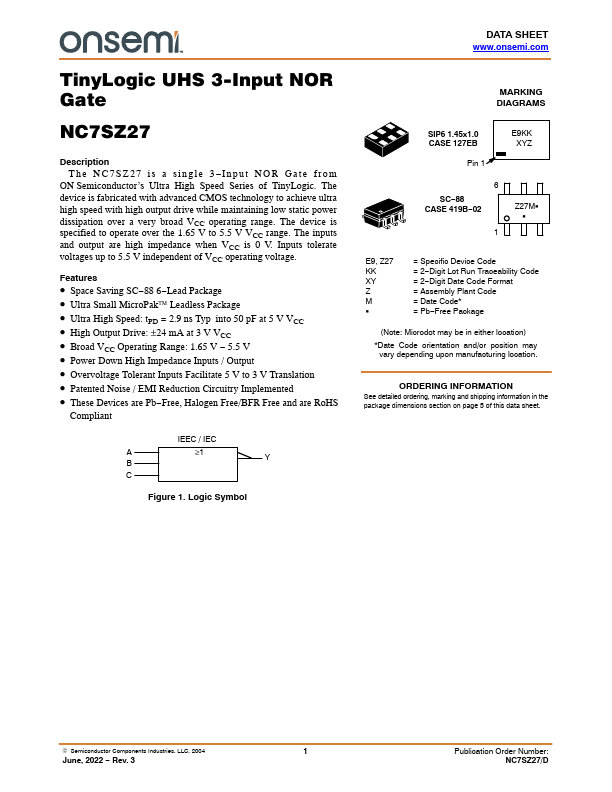 NC7SZ27