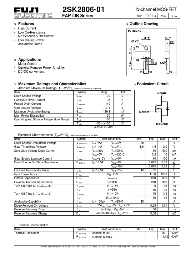 2SK2806-01