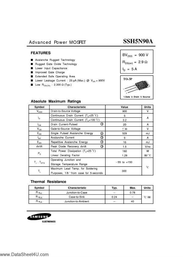 SSH5N90A