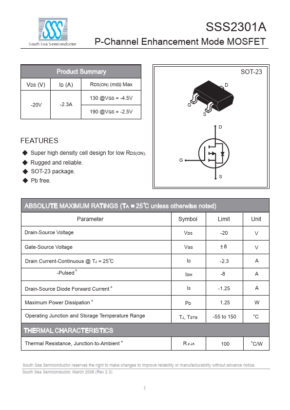 SSS2301A