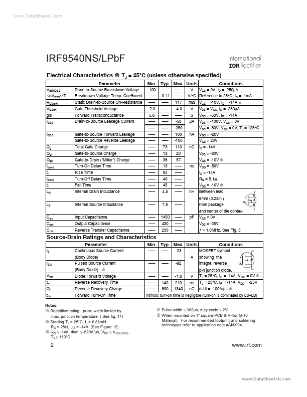 IRF9540NLPBF