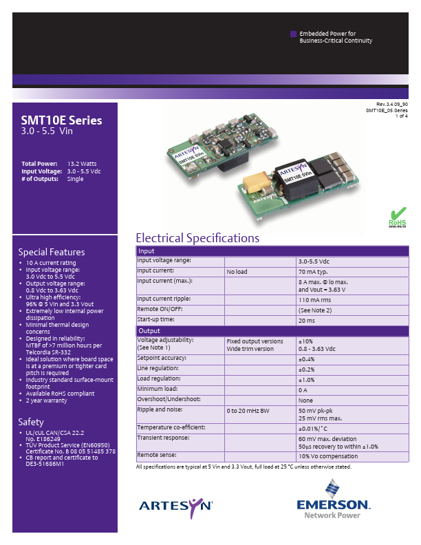 SMT10E-05S3V3Y