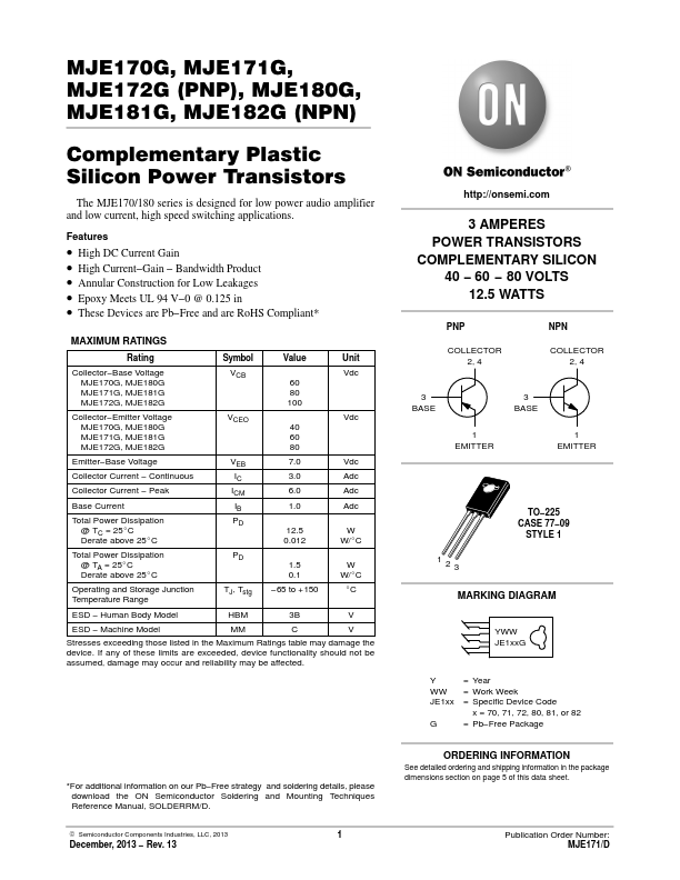 MJE171G