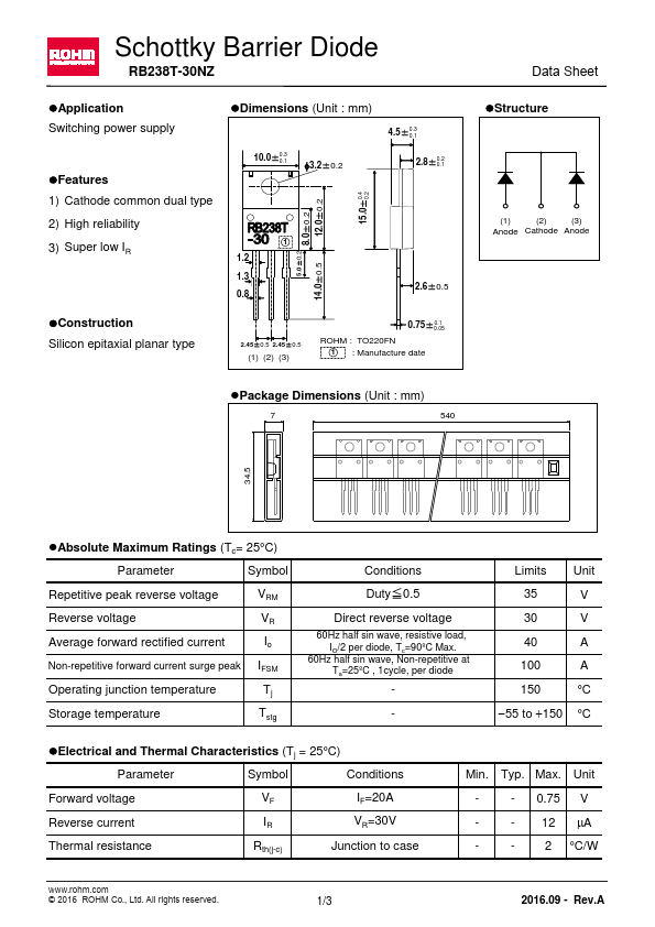 RB238T-30NZ