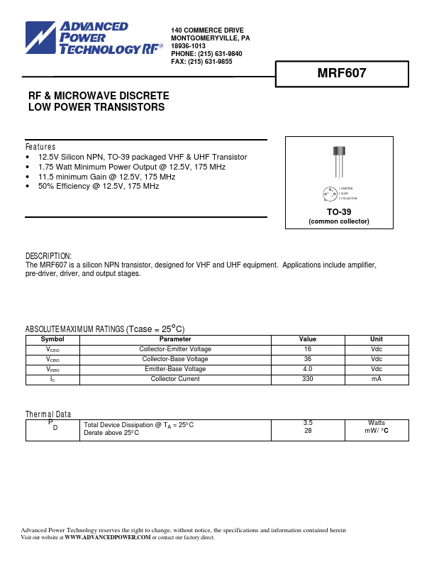 MRF607