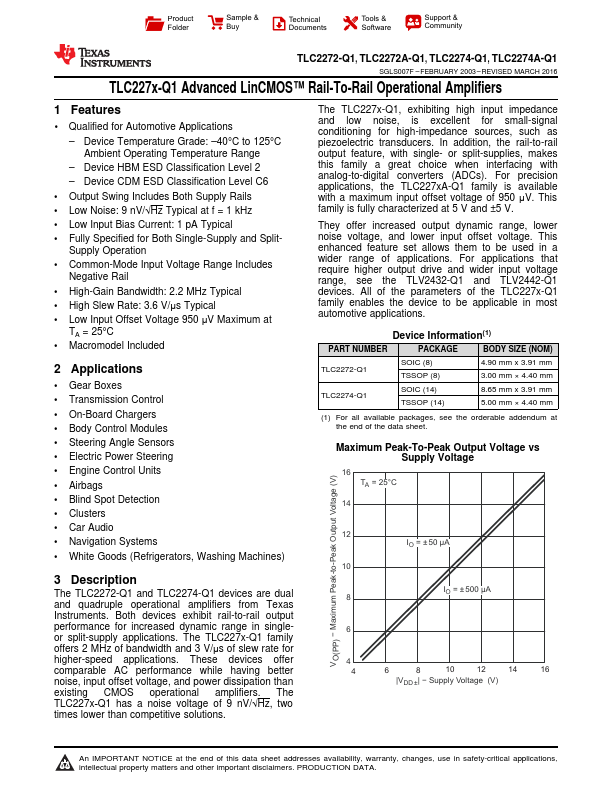 TLC2272A-Q1