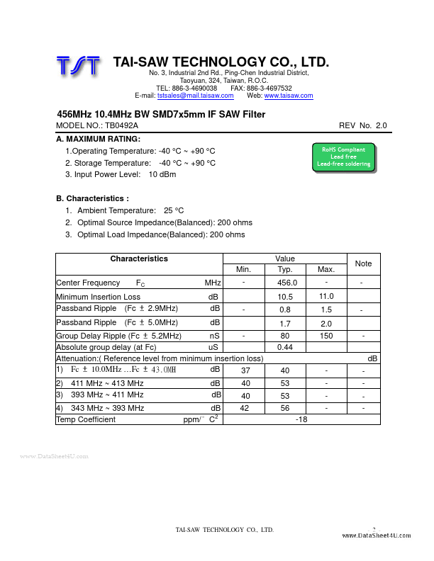 TB0492A