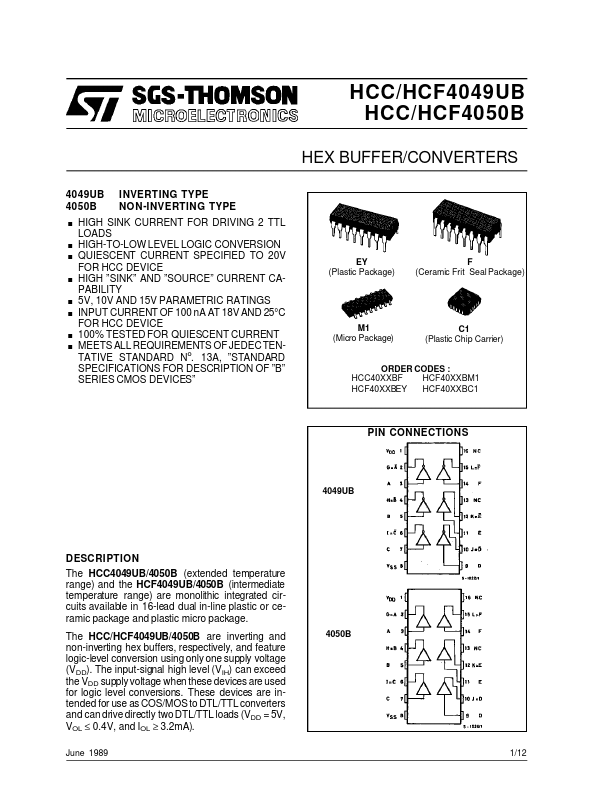 HCF4049UB