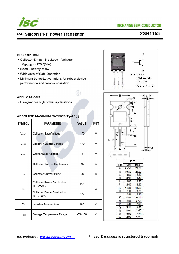 2SB1153