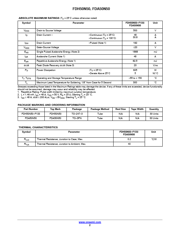 FDA50N50