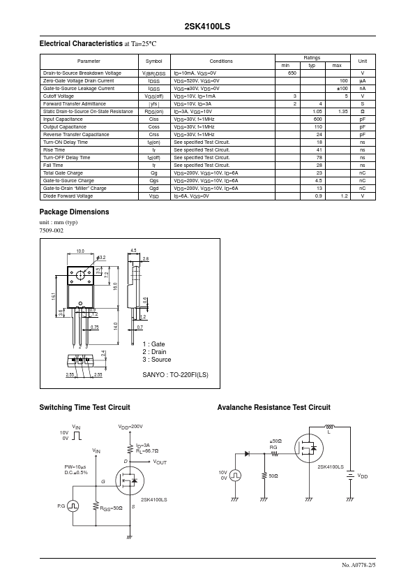 2SK4100LS