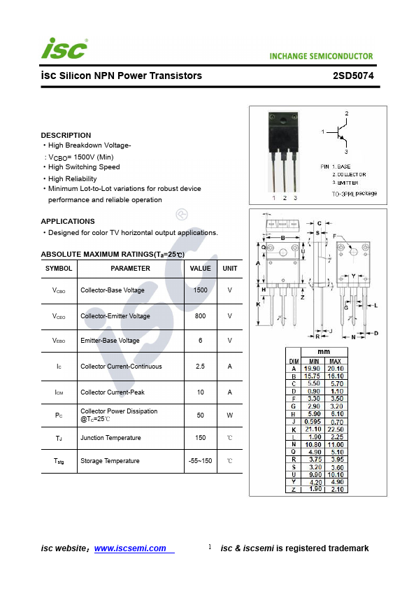 2SD5074