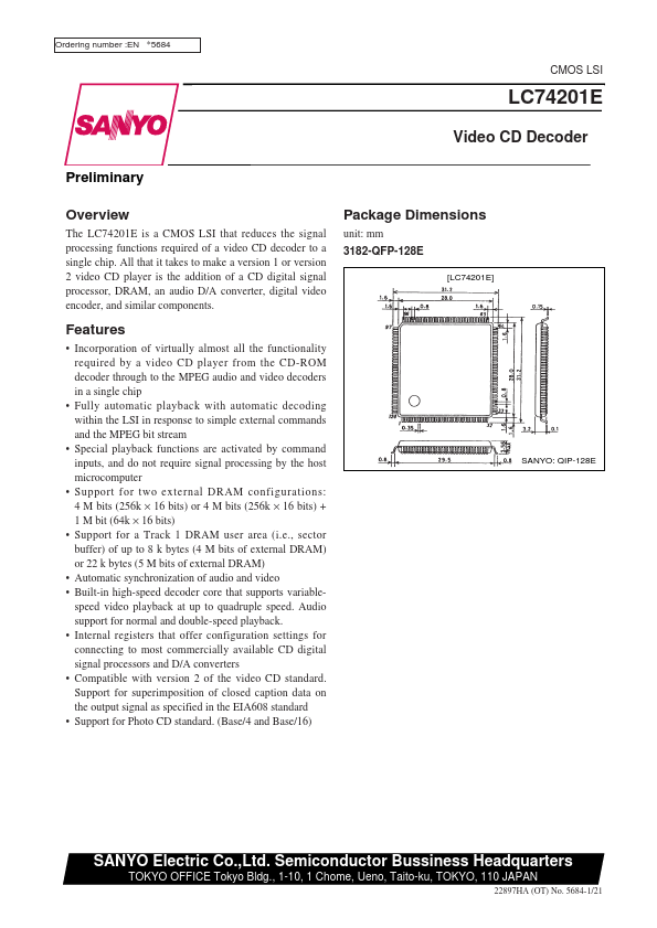 LC74201E