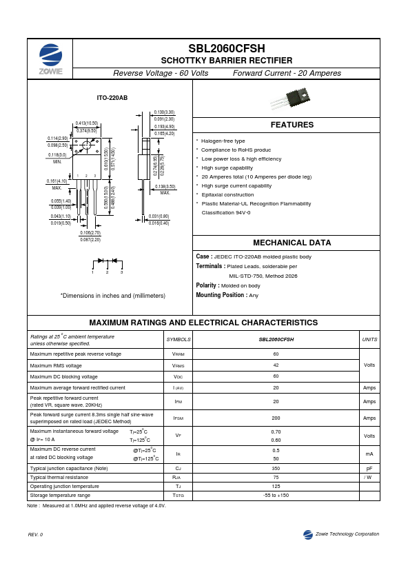 SBL2060CFSH