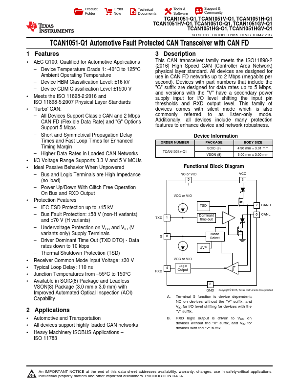 TCAN1051GV-Q1