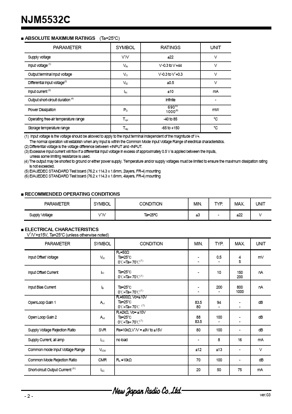 JRC5532CG