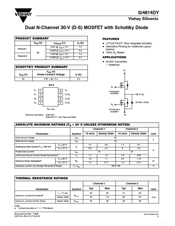 SI4814DY