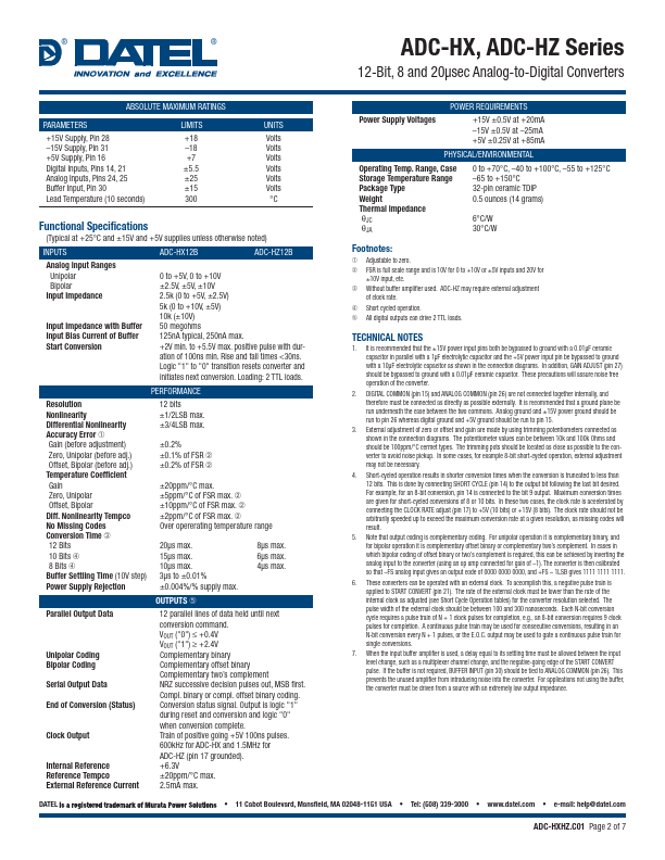 ADC-HX12BME